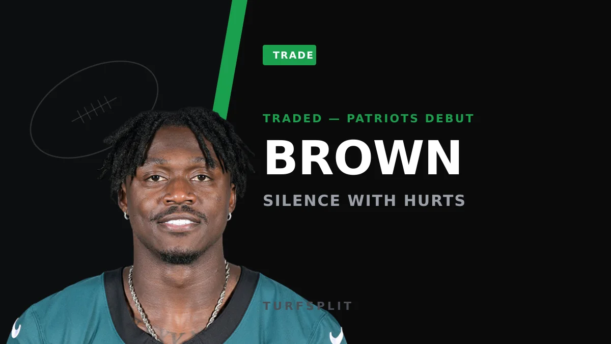 A.J. Brown Hasn't Talked to Jalen Hurts Since the June Trade to New England