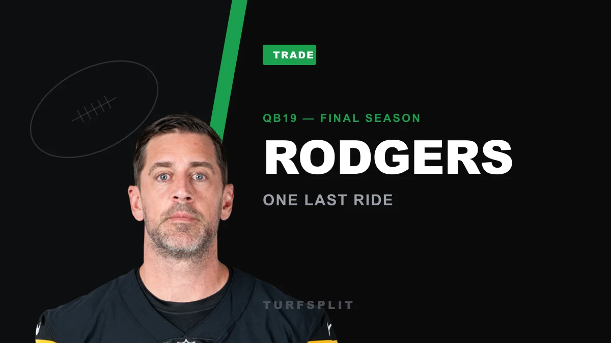 Aaron Rodgers Enters Final Season as a Fringe QB2 in Pittsburgh