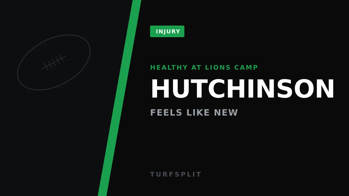 Aidan Hutchinson Says He Feels Like a 'New Person' With Injury Behind Him