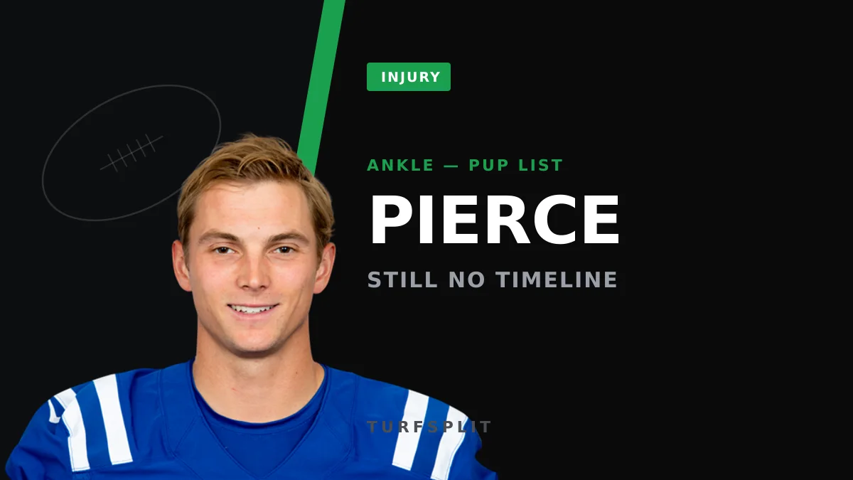Alec Pierce Still Sidelined for Colts as Ankle Recovery Drags Into August