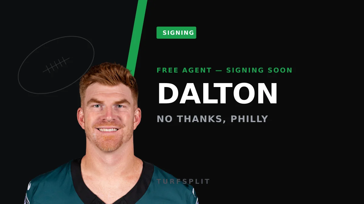 Andy Dalton Turns Down Eagles Reunion, Set to Sign Elsewhere