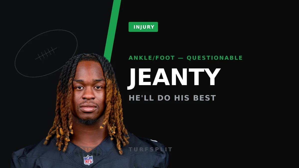 Ashton Jeanty Questionable vs. Patriots With Ankle, Foot Issues