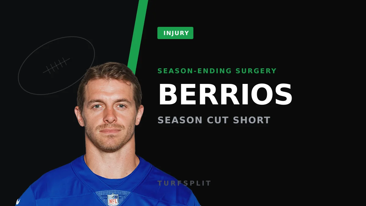 Braxton Berrios Needs Season-Ending Surgery, Ending Giants Stint