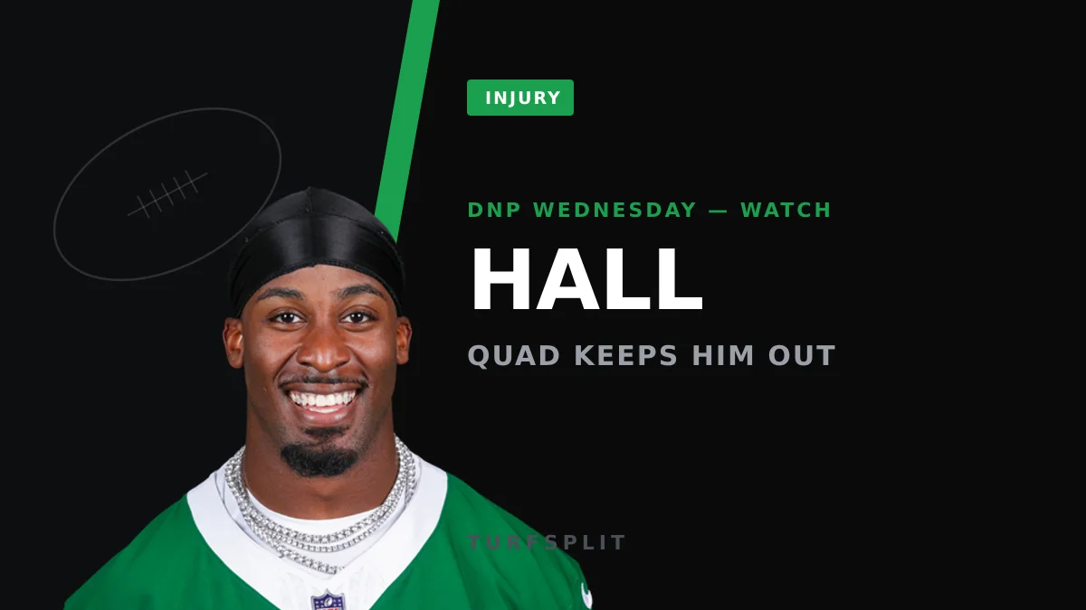 Breece Hall sits out Wednesday, Lamar Jackson limited ahead of Week 7