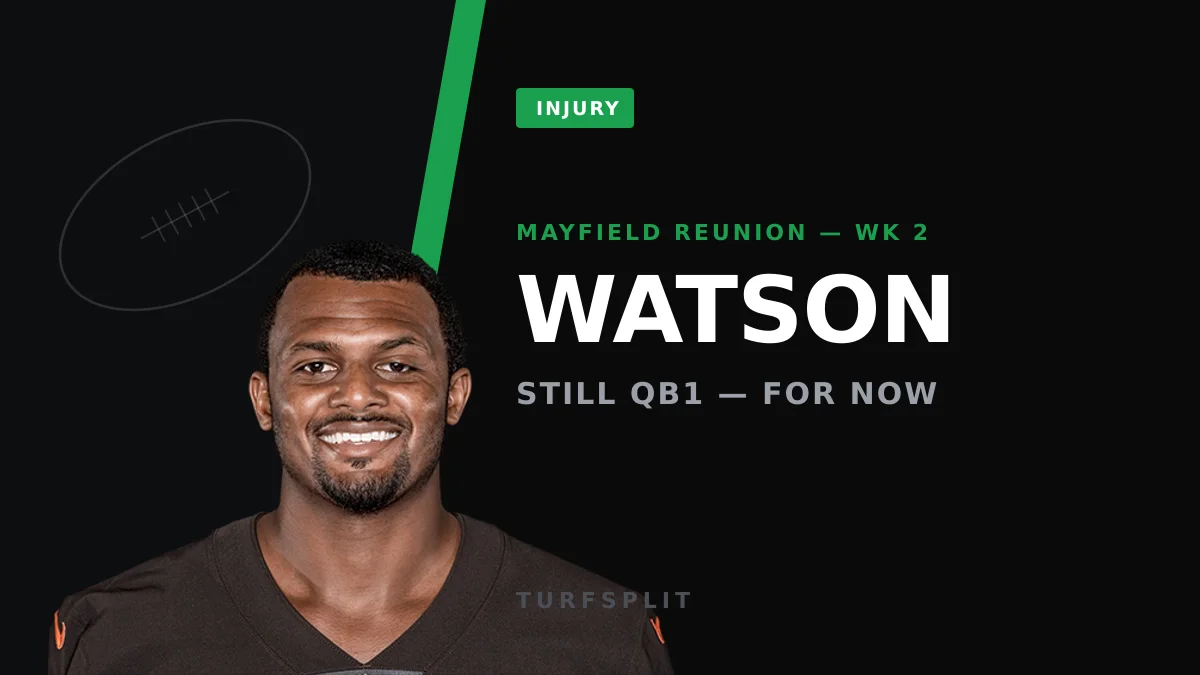 Browns Cling to Deshaun Watson as Baker Mayfield Comes to Town