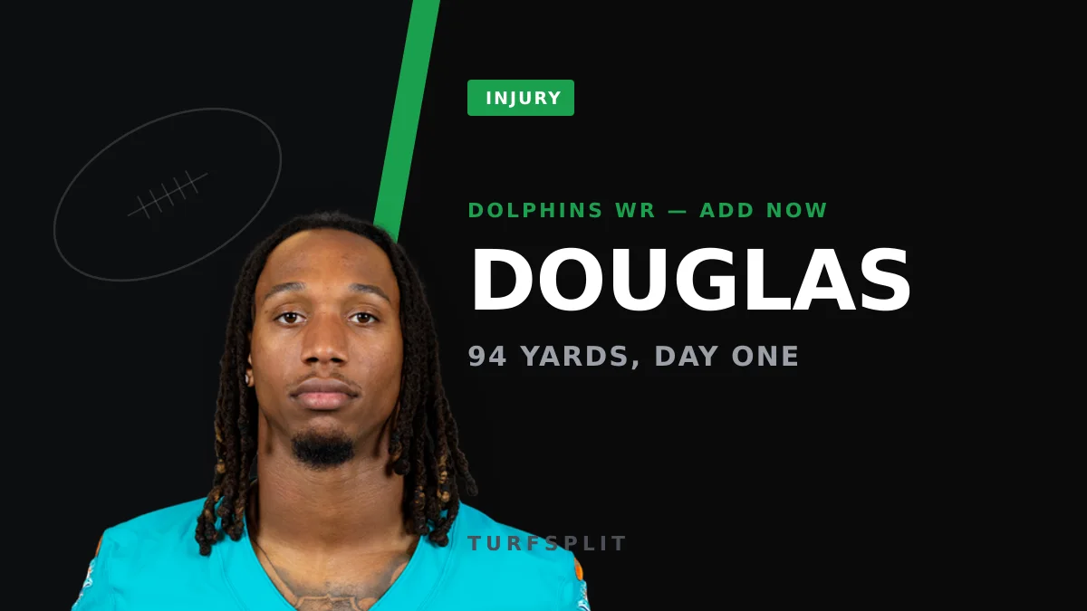 Caleb Douglas Dropped 94 Yards in His NFL Debut — Is It Real?