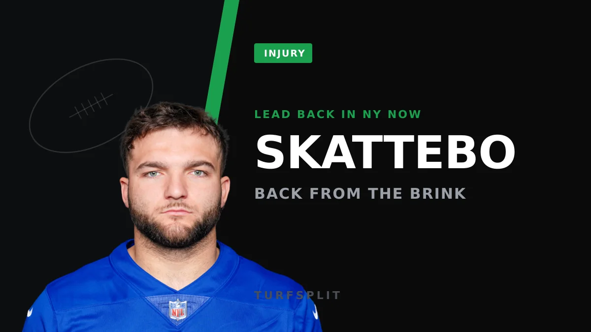 Cam Skattebo Feared Amputation — Now He's the Giants' Lead Back