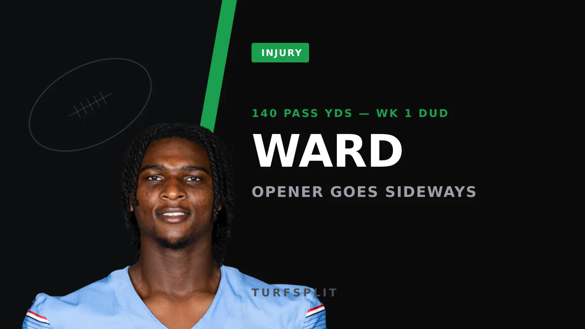 Cam Ward's Titans Debut Flops in 23-10 Loss to the Jets