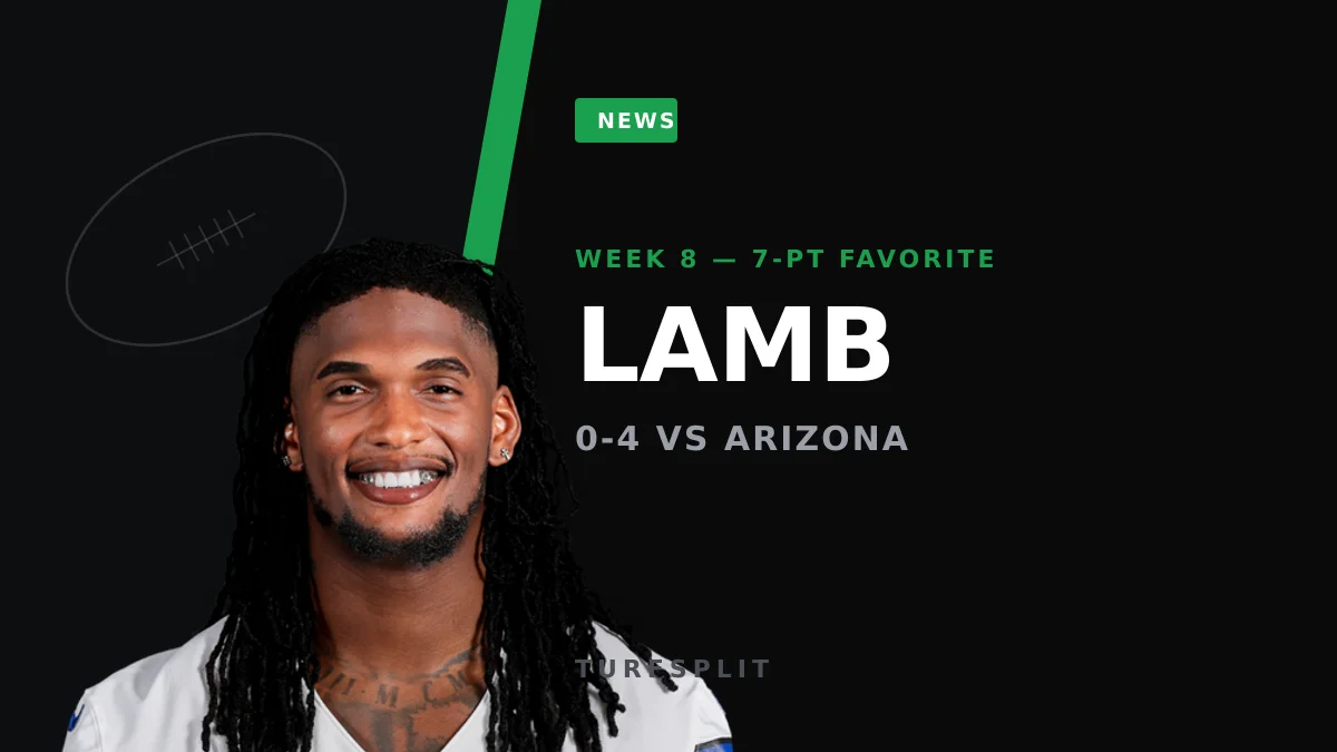 CeeDee Lamb's 0-4 Cardinals Curse Meets a Week 8 Lifeline in Dallas