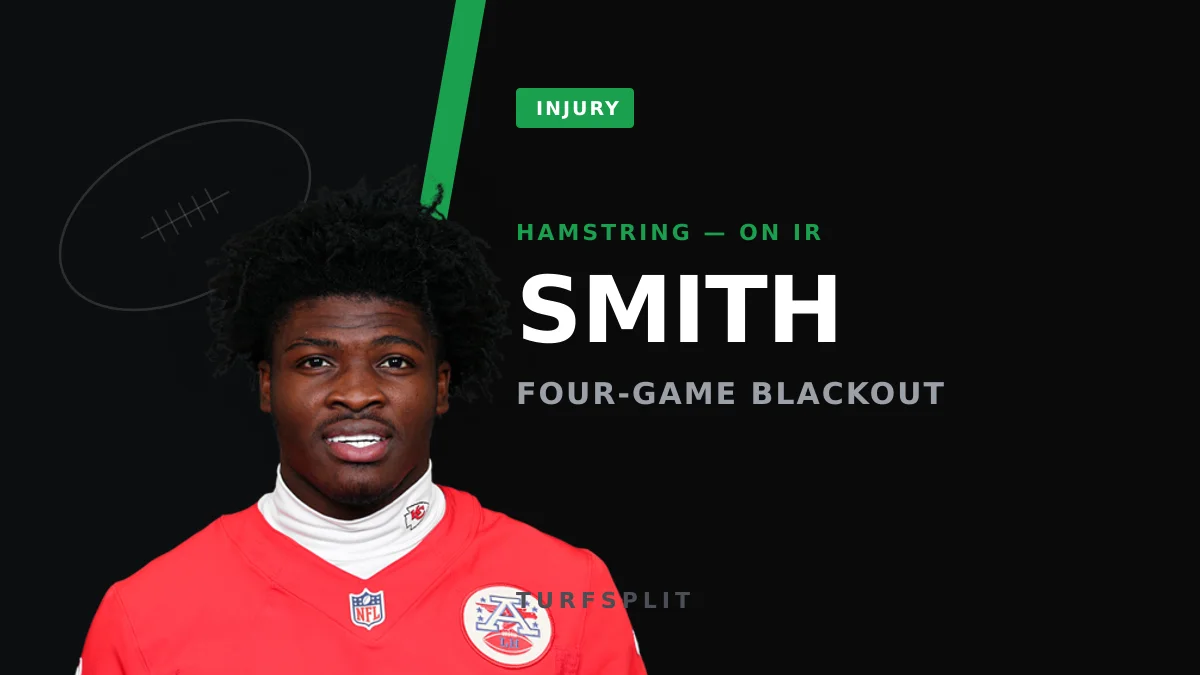 Chiefs Stash Brashard Smith on IR, Open Door for UDFA Jaydn Ott