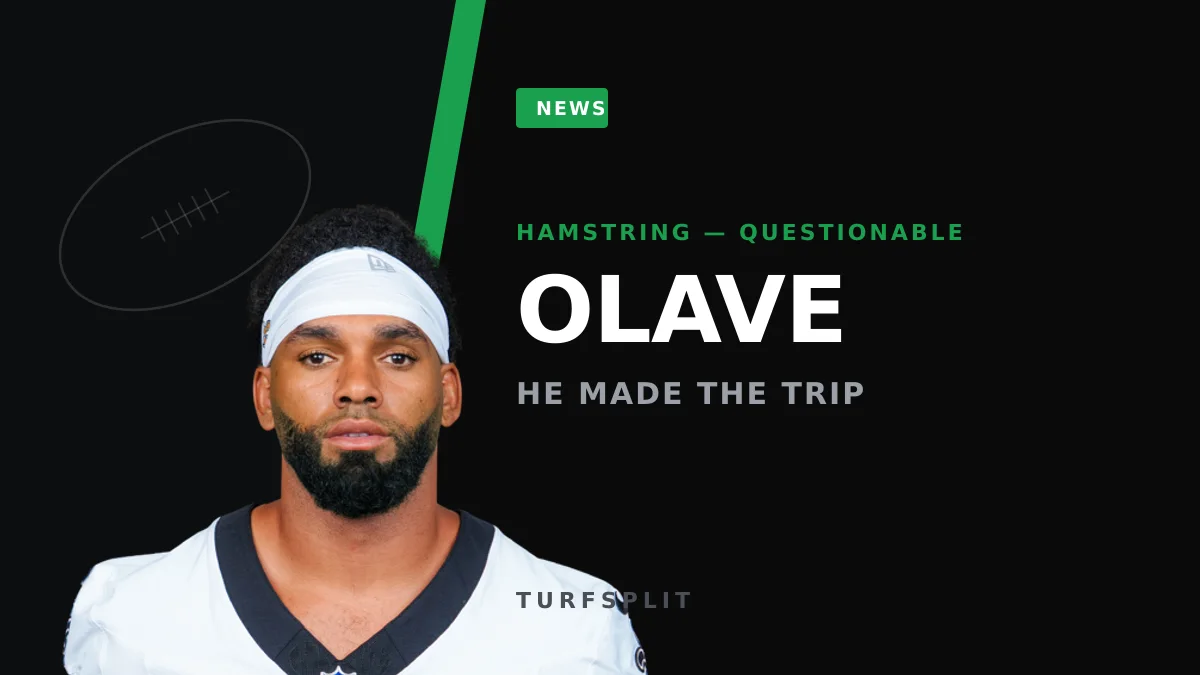 Chris Olave Travels to Baltimore Despite Hamstring — Good Sign for Fantasy