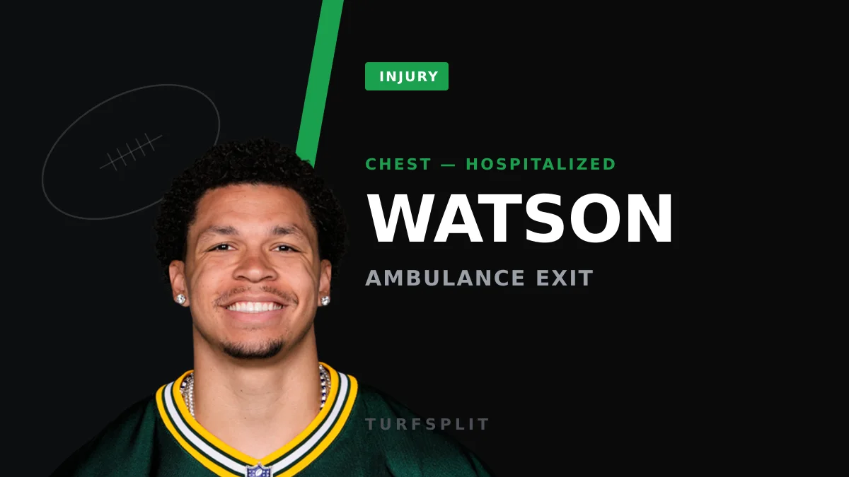 Christian Watson Hospitalized After Scary Chest Injury vs. Panthers