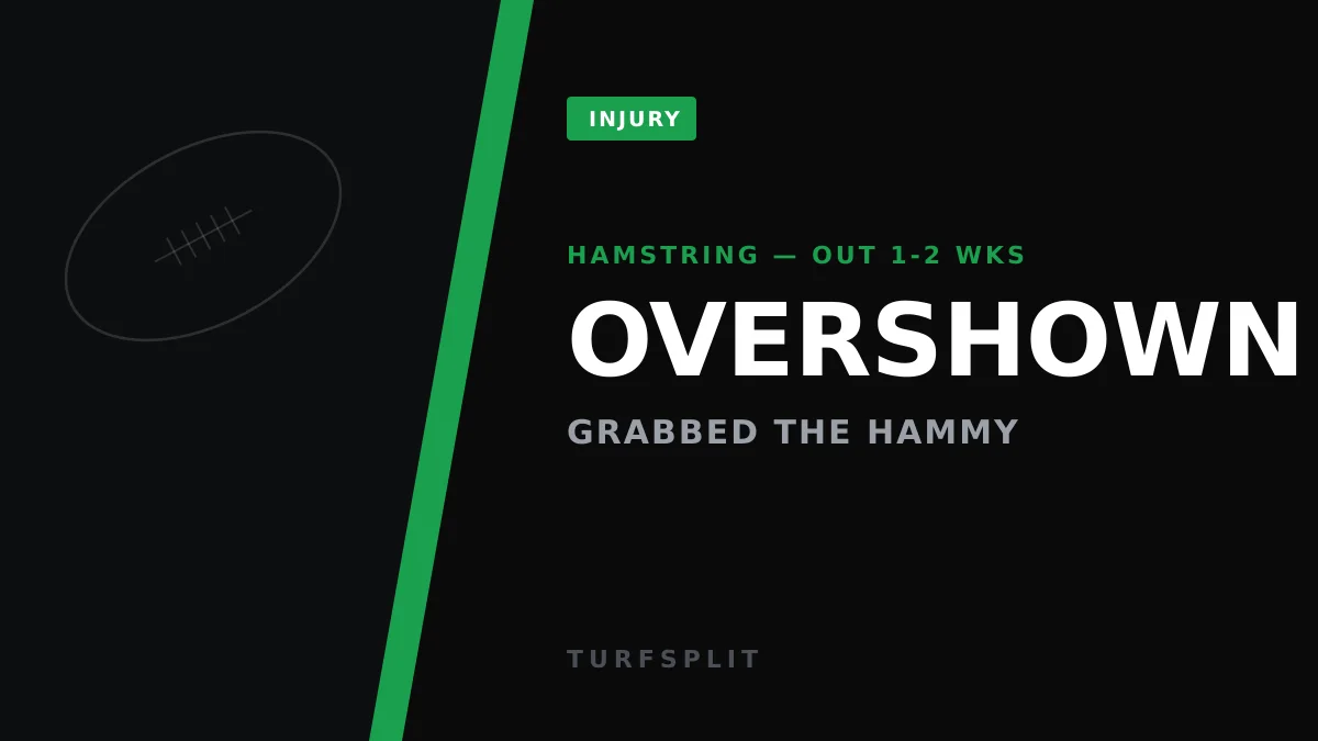 Cowboys Lose Overshown (Hamstring) and Hooker (Arm) — Defense Reshuffles