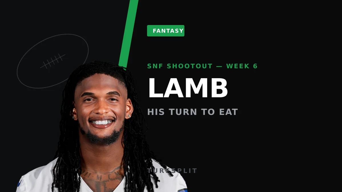 Cowboys-Packers Shootout: Why CeeDee Lamb and Watson Headline Week 6