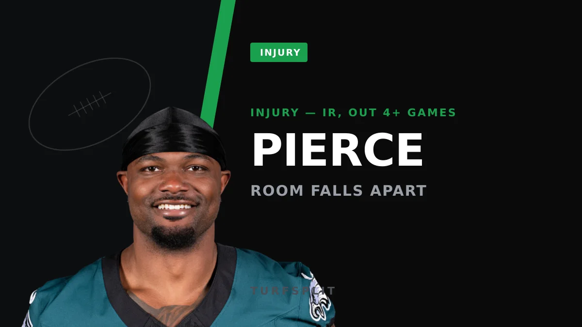 Dameon Pierce Lands on IR as Eagles' RB Room Hits Rock Bottom