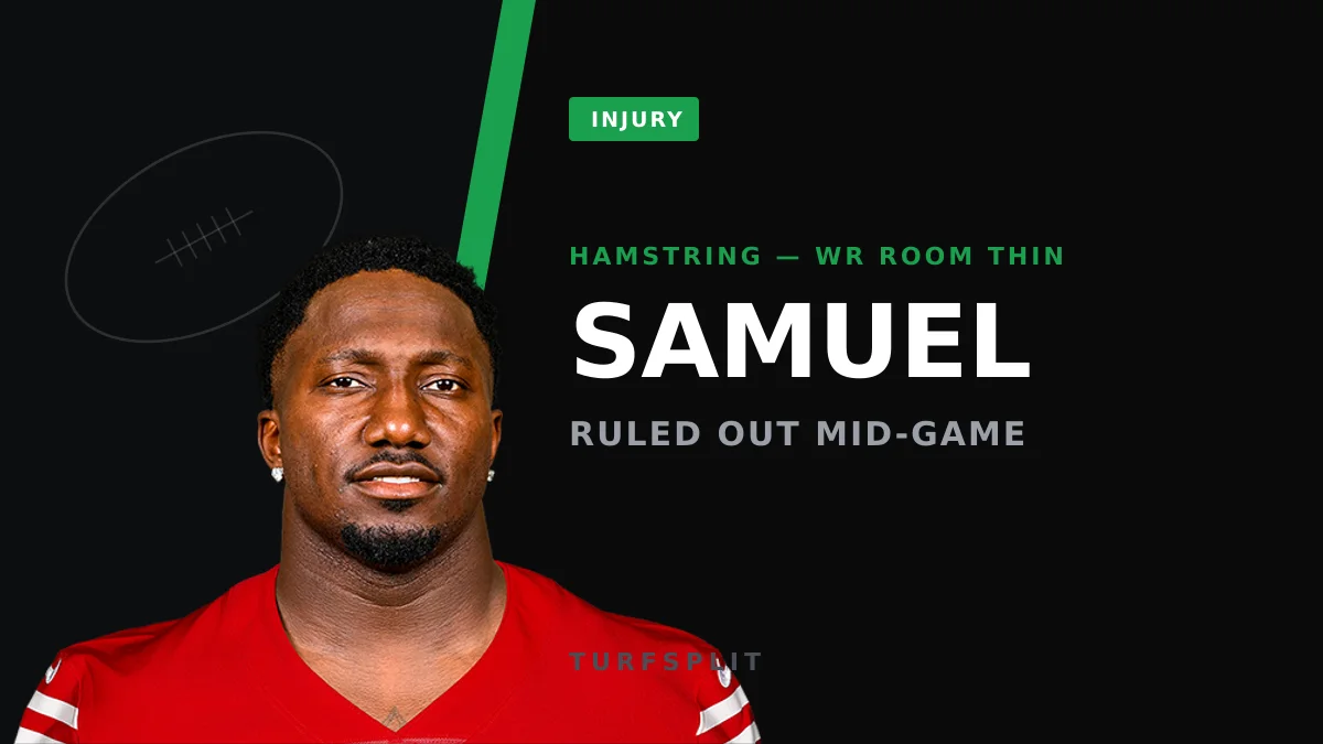 Deebo Samuel Out With Hamstring as 49ers WR Room Gets Thin Fast