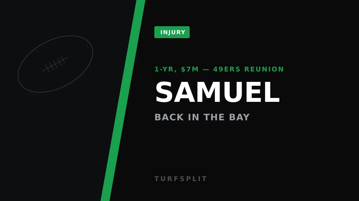 Deebo Samuel Returns to San Francisco as 49ers WR Room Falls Apart