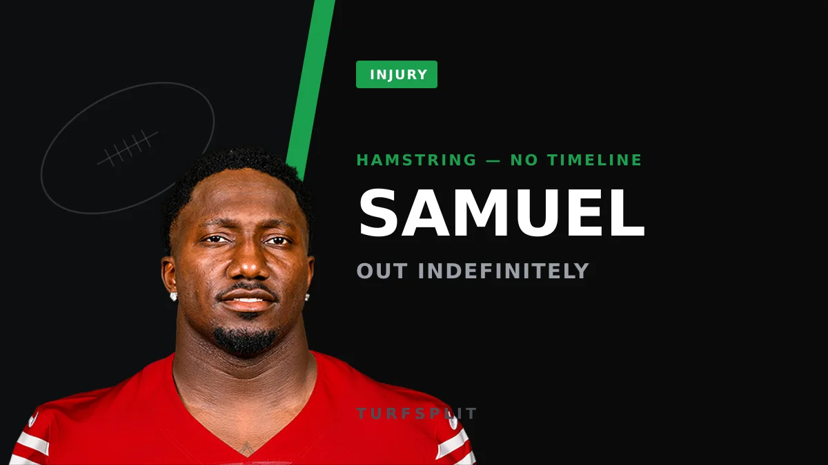 Deebo Samuel's Hamstring Sidelines Him Indefinitely as Bosa Eyes Week 6