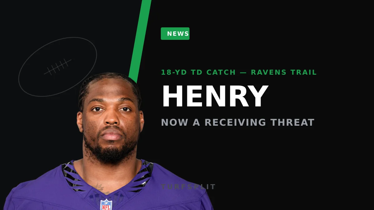 Derrick Henry Snags 18-Yard TD Through the Air as Ravens Trail Falcons 17-15