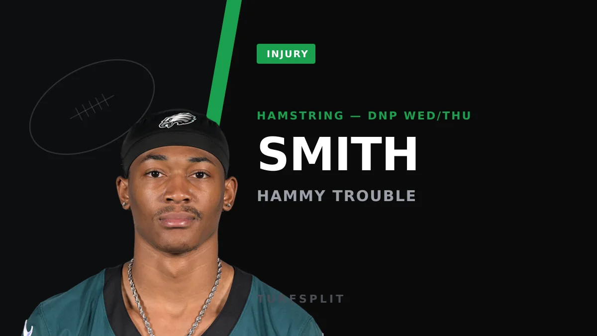 DeVonta Smith's Hamstring Could Cost Eagles' WR1 Multiple Weeks