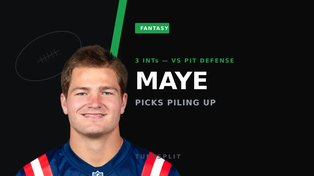 Drake Maye's Turnover Problem Meets a Steelers Defense That Feasts