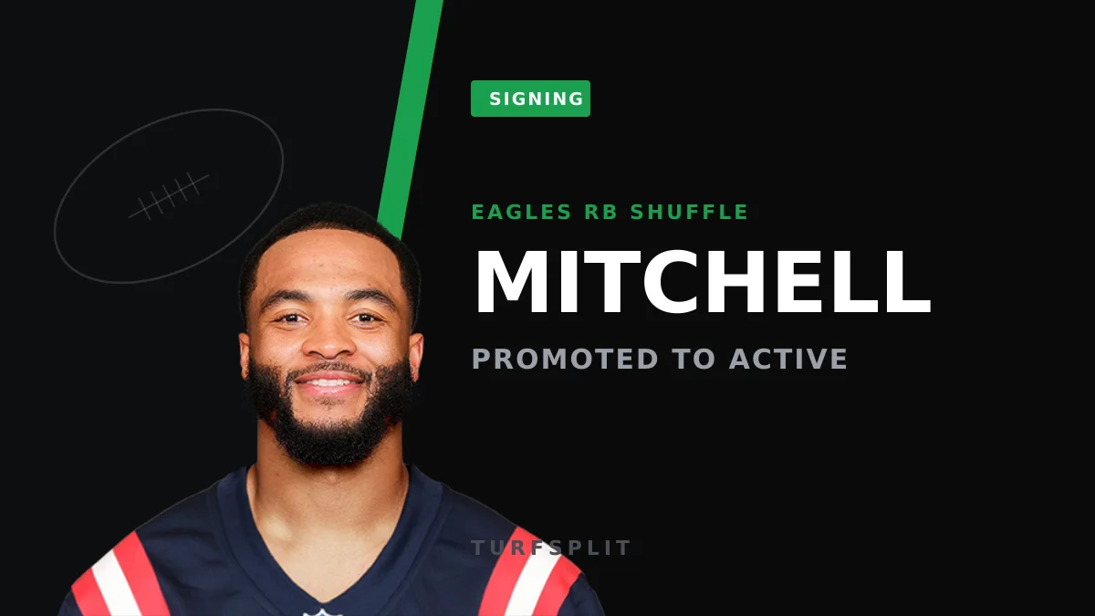 Eagles Promote Elijah Mitchell, Cut Blue and Steele With Barkley Hurt