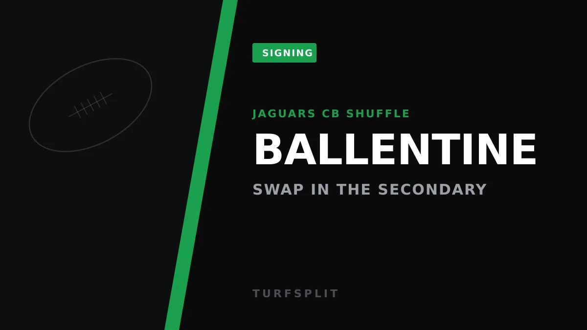 Jaguars Swap Corey Ballentine for Retiring Dane Jackson at CB
