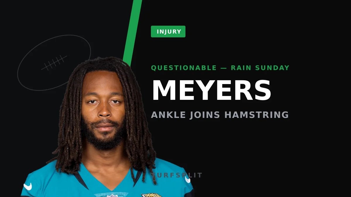 Jakobi Meyers Adds Ankle to Hamstring Woes, Now a Game-Day Call