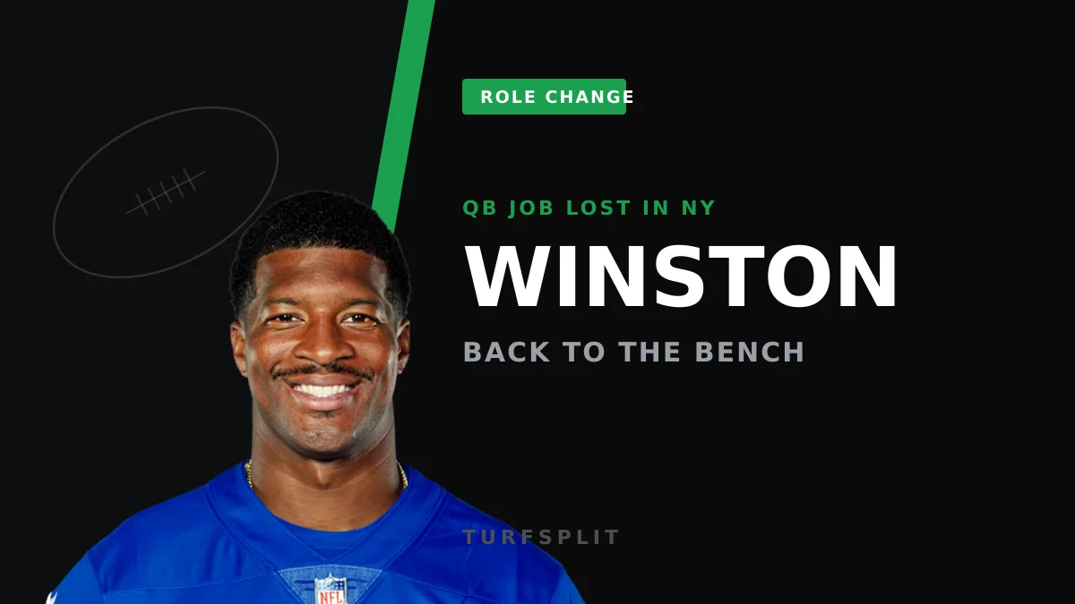 Jameis Winston Benched as Giants Turn to McCarthy After Dart Injury