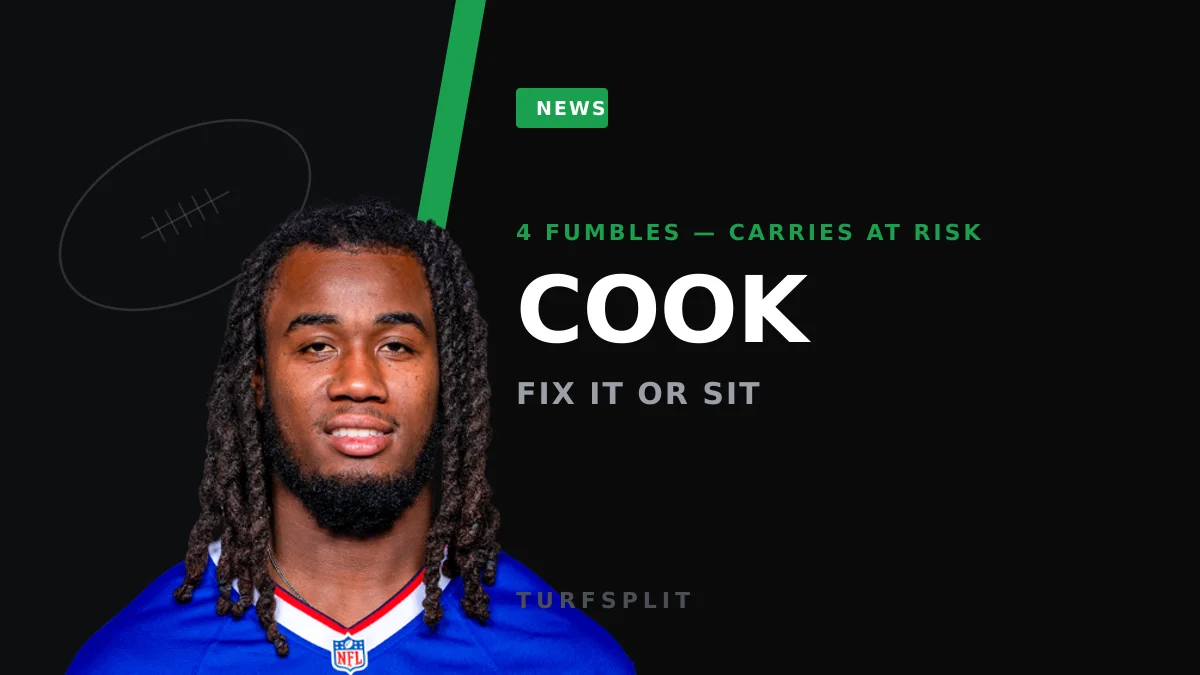 Joe Brady Warns James Cook: Fix the Fumbles or Lose the Carries