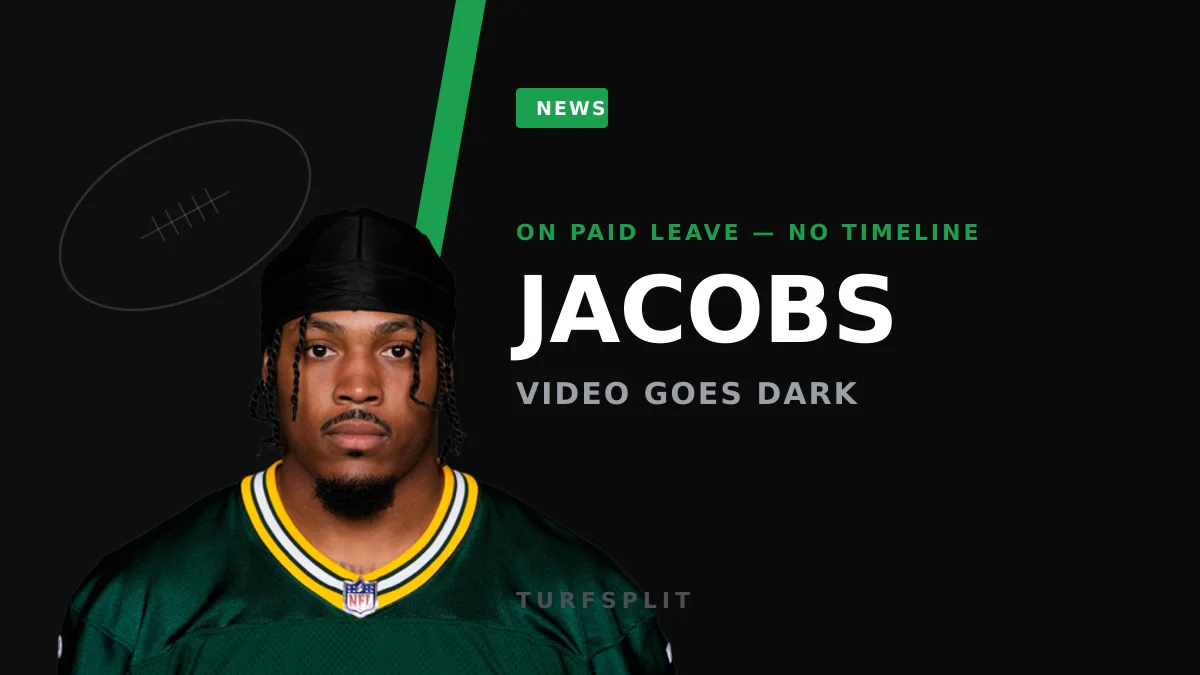 Josh Jacobs Case Video Sealed by Judge — Packers RB Stays on Paid Leave