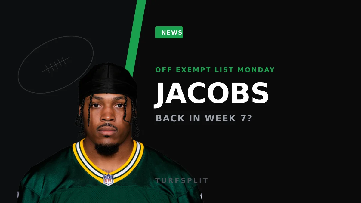Josh Jacobs Cleared to Return in Week 7 vs. Lions After Exempt-List Stint