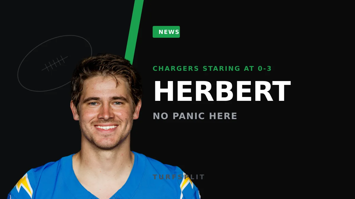 Justin Herbert Pushes Back on Leadership Talk as Chargers Face 0-3