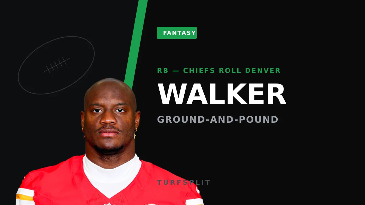 Kenneth Walker III Powers Chiefs Rout as Fantasy RB Room Shifts