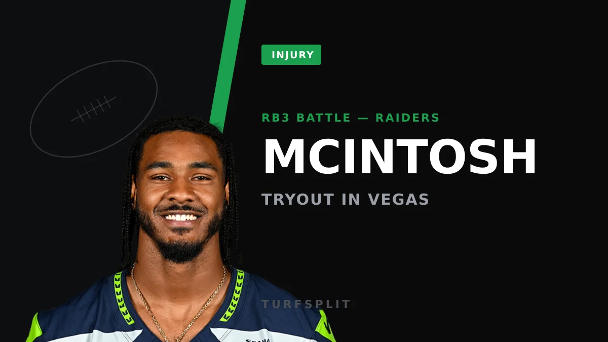 Kenny McIntosh Works Out for Kubiak's Raiders After Waiver Wire Cut