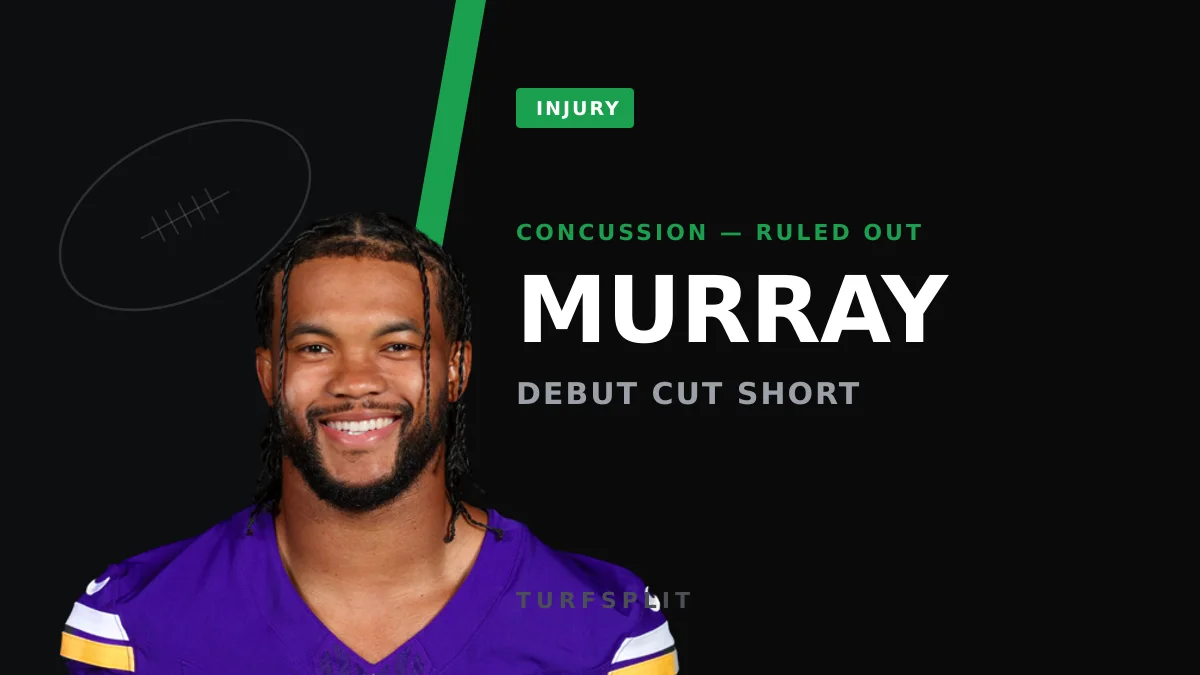 Kyler Murray Exits Vikings Debut With Concussion After Late Hit vs. Packers