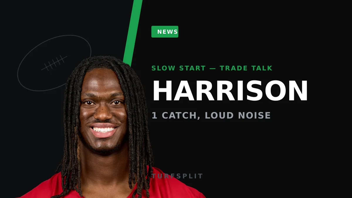 Marvin Harrison Jr. Slump Sparks Trade Buzz — What Managers Should Do