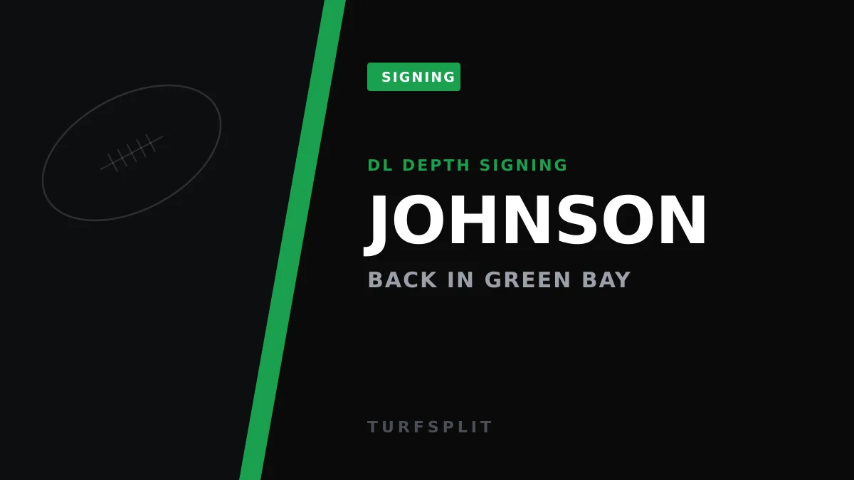 Packers Add DL Eric Johnson II to Practice Squad After Roster Churn