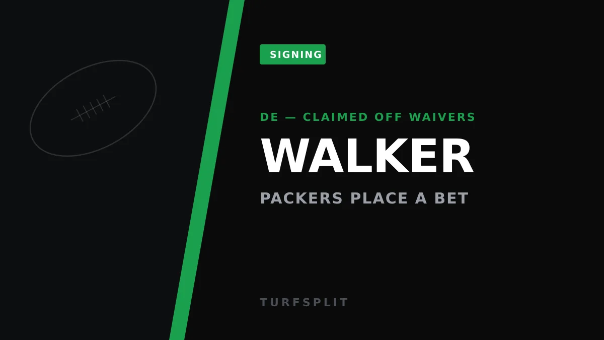 Packers Grab Rookie DE Arden Walker Off Waivers From Colorado