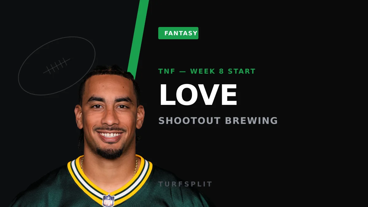 Packers-Panthers TNF: Why Jordan Love's Shootout Could Feed Fantasy Managers