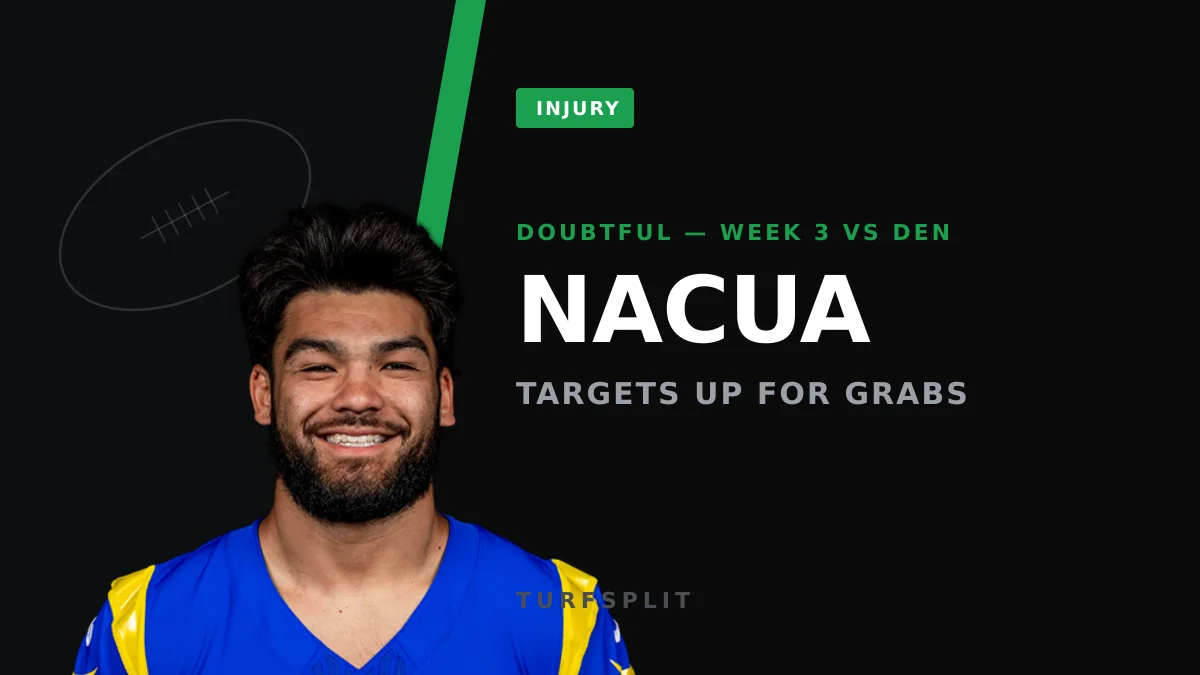 Puka Nacua Doubtful for Week 3 — Who Fills the Rams' Target Void?
