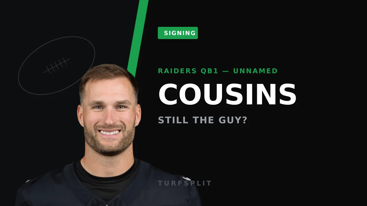 Raiders Keep QB1 a Secret, But Cousins Still Holds the Edge Over Mendoza