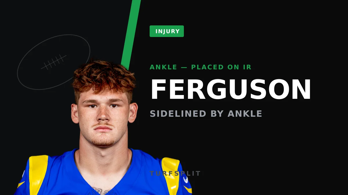 Rams Shelve TE Terrance Ferguson on IR With Ankle Injury