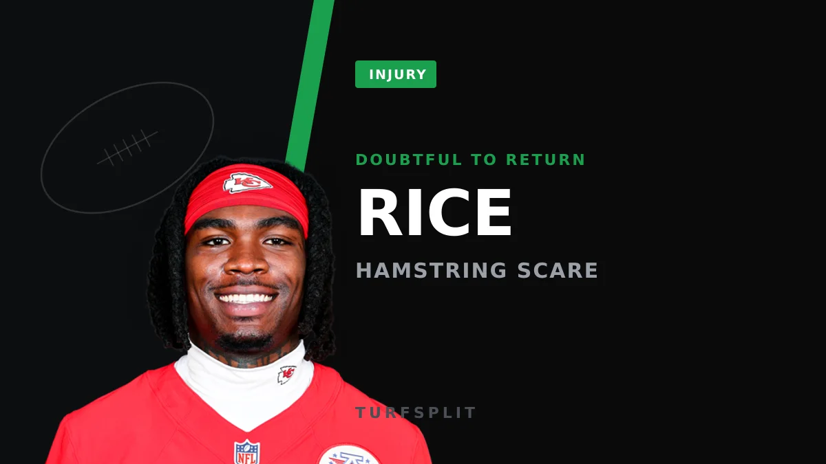 Rashee Rice Doubtful With Hamstring, Nailor Out on Concussion