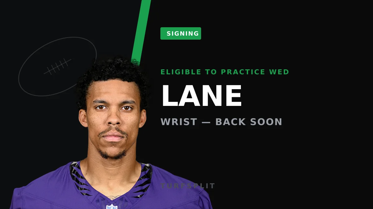 Ravens Cut Chris Moore as Rookie Ja'Kobi Lane Eyes Return From Wrist Surgery