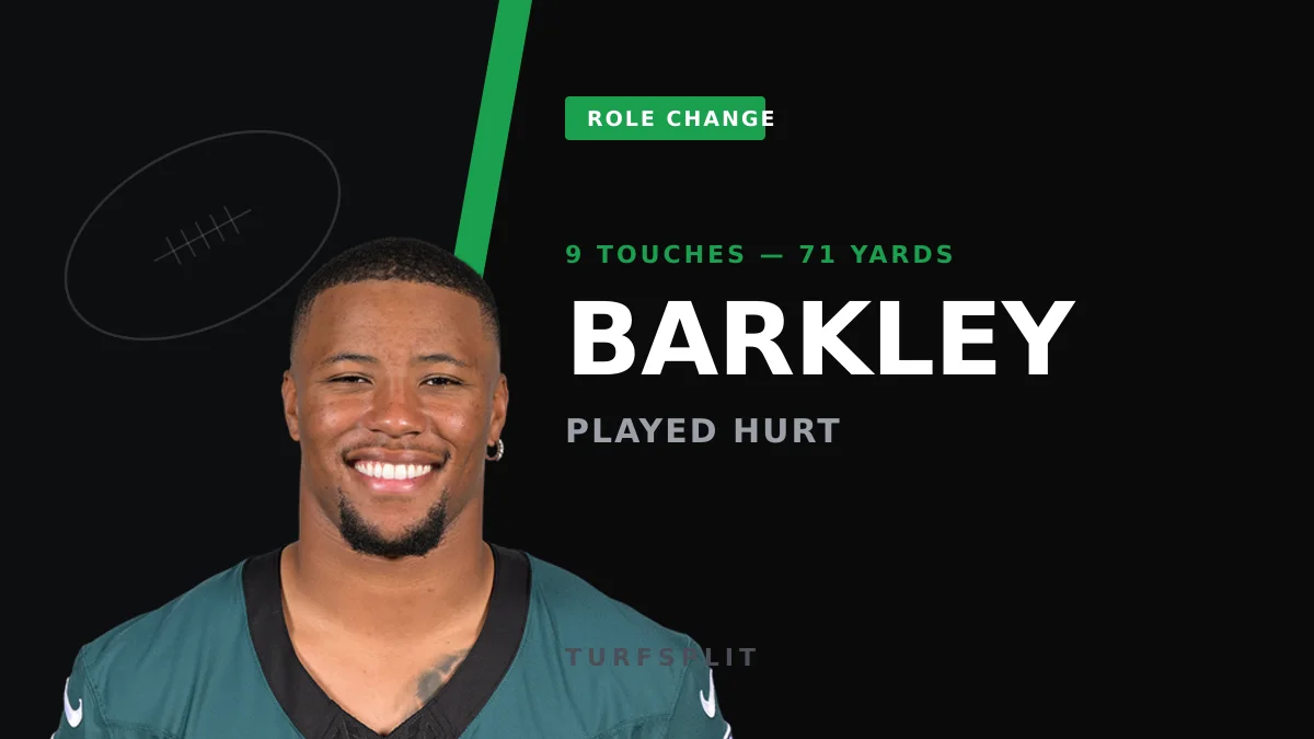 Saquon Barkley Gutted Out 71 Yards on a Bad Wheel — Now What?