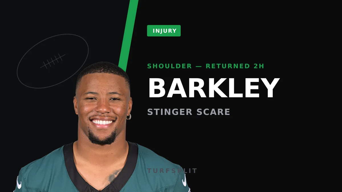Saquon Barkley's Stinger Scare: Tank Bigsby Flashes in Week 2 vs. Titans