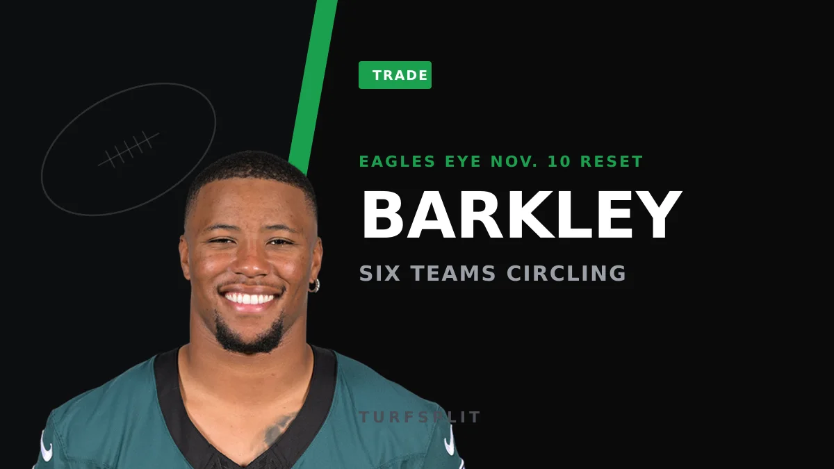 Saquon Barkley Trade Buzz: Eagles Rebuild Could Spark a Giants Reunion