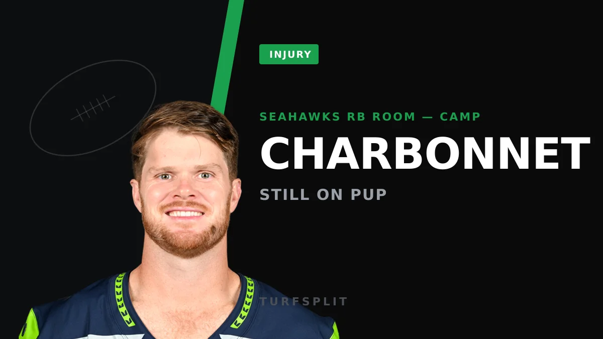 Seahawks Camp Notes: Darnold Hypes RB Room, Charbonnet Still on PUP