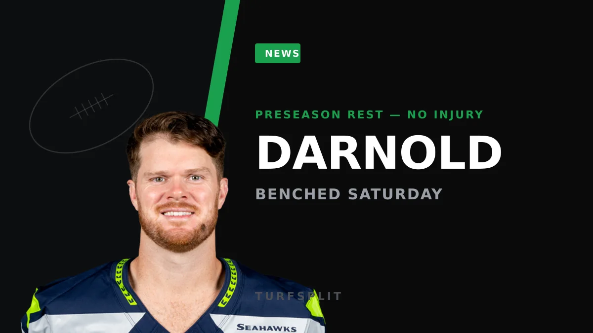 Seahawks Sit Sam Darnold Saturday; Lock and Milroe to Rotate Series